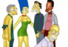 Família Simpsons porno fugitivo errante