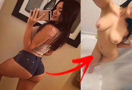 Famosinha do instagram teve fotos nuas vazadas