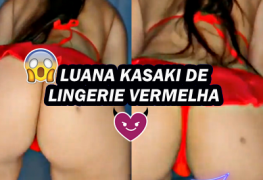 Luana Kasaki De Lingerie Vermelha Vip 2021
