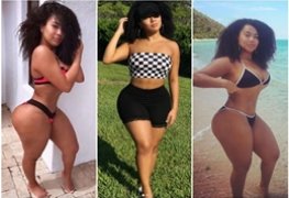 Musas do Instagram: Caribbean Novinha surpreende com seu enorme bundão