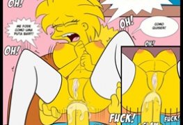 Os Simpsons 2- Comendo o cuzinho da Maggie