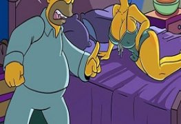 Os Simpsons em sexo sonambulismo