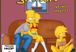 Os Simpsons Velhos hábitos de comer as irmães
