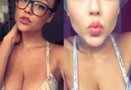 Sabrina Nichole amadora ser masturbando no Snapchat