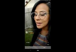 Vídeo polêmico de uma influencer do instagram