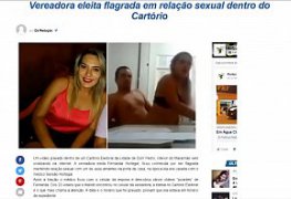 Vereadora do Maranhão vazou e deu escândalo