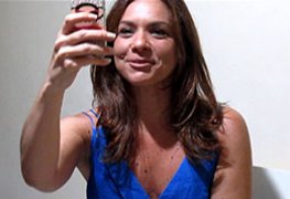 Videos amadores da atriz Melissa Campagnoli com o seu sobrinho